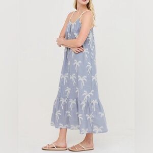 Embroidered Spaghetti Strap Dress